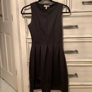 Black dress pleated formal